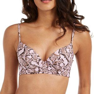 RACHEL Rachel Roy Python-Print Underwire Bikini To